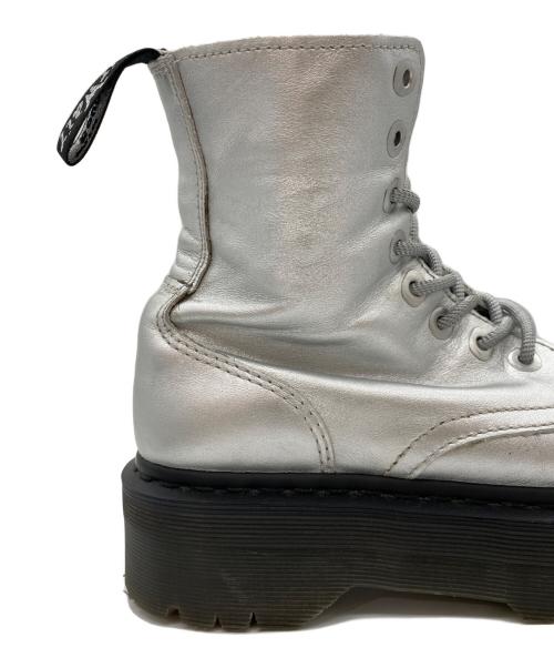 Dr.Martens（ドクターマーチン）Dr.Martens (ドクターマーチン) JADON 8ホールブーツ シルバー サイズ:SIZE UK6の古着・服飾アイテム