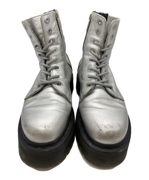 Dr.Martens（ドクターマーチン）Dr.Martens (ドクターマーチン) JADON 8ホールブーツ シルバー サイズ:SIZE UK6の古着・服飾アイテム