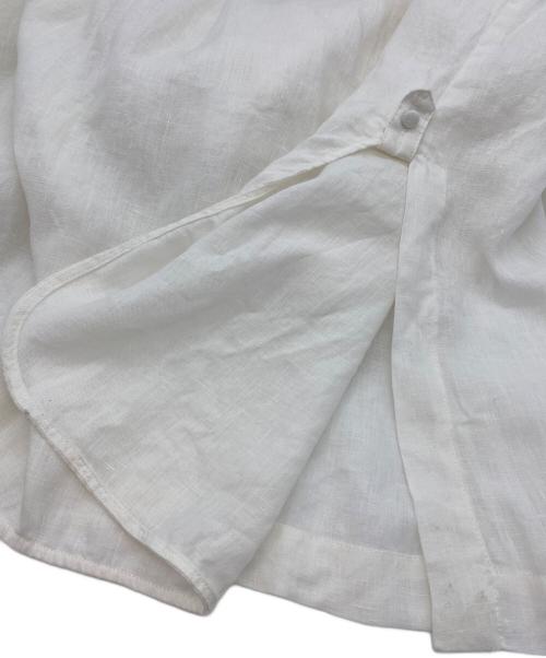 Pale Jute（ペールジュート）Pale Jute (ペールジュート) Chizu Kobayashi 長袖ワンピース ホワイト×ホワイト サイズ:SIZE Mの古着・服飾アイテム