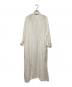 Pale Jute (ペールジュート) Chizu Kobayashi 長袖ワンピース ホワイト×ホワイト サイズ:SIZE M：18000円