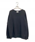NEUTRALWORKS.ニュートラルワークス.）の古着「クルーネックスウェットシャツ」｜ブラック
