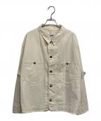 maturely×LEEマチュアリー×リー）の古着「別注 Frayed Seam Twill Loco Jacket」｜ナチュラル
