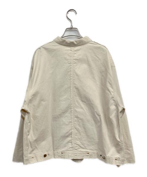maturely（マチュアリー）maturely (マチュアリー) LEE (リー) 別注 Frayed Seam Twill Loco Jacket ナチュラル サイズ:SIZE S(1)の古着・服飾アイテム