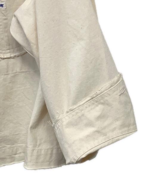 maturely（マチュアリー）maturely (マチュアリー) LEE (リー) 別注 Frayed Seam Twill Loco Jacket ナチュラル サイズ:SIZE S(1)の古着・服飾アイテム