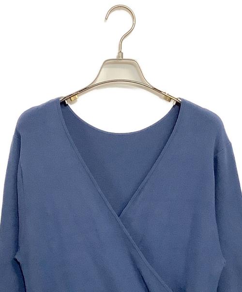 Curensology（カレンソロジー）Curensology (カレンソロジー) ニットワンピース ブルー サイズ:SIZE Freeの古着・服飾アイテム