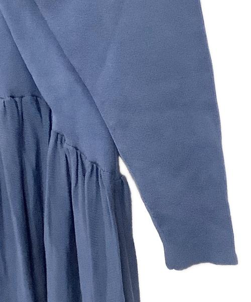 Curensology（カレンソロジー）Curensology (カレンソロジー) ニットワンピース ブルー サイズ:SIZE Freeの古着・服飾アイテム