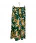 VERMEIL par iena (ヴェルメイユ パー イエナ) ほぐしプリント5タックパンツ グリーン サイズ:SIZE 40：8000円