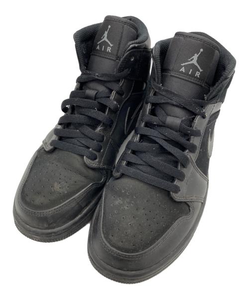 NIKE（ナイキ）NIKE (ナイキ) Air Jordan 1 Mid ブラック サイズ:SIZE 26cmの古着・服飾アイテム