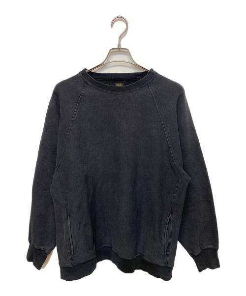 BATONER（バトナ―）BATONER (バトナ―) JUMBERCA URAKE CREW NECK Olive ブラック サイズ:SIZE 3の古着・服飾アイテム