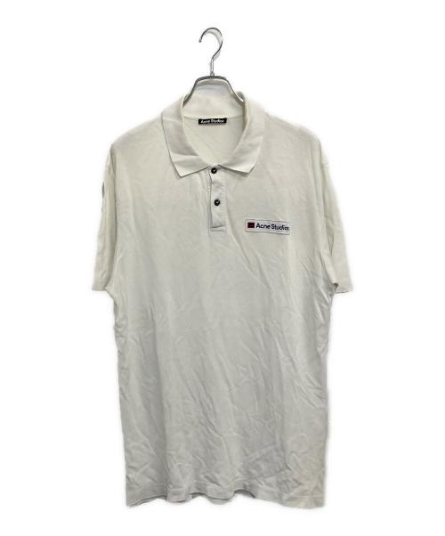 Acne studios（アクネ ストゥディオズ）Acne studios (アクネ ストゥディオズ) ポロシャツ ホワイト サイズ:SIZE XLの古着・服飾アイテム