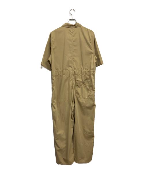 BEAMS BOY（ビームスボーイ）BEAMS BOY (ビームスボーイ) ポリエステル コットン ツイル ショート スリーブ オールインワン ベージュ サイズ:SIZE Freeの古着・服飾アイテム