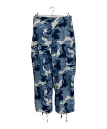 BEAMS PLUS（ビームスプラス）の古着「MIL 6 Pocket Indigo Ripstop Discharge Camo Print」｜ブルー