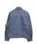 PRSN BLU (プリズンブルース) デニム ウエスタンジャケット インディゴ サイズ:SIZE L (US M)：10000円