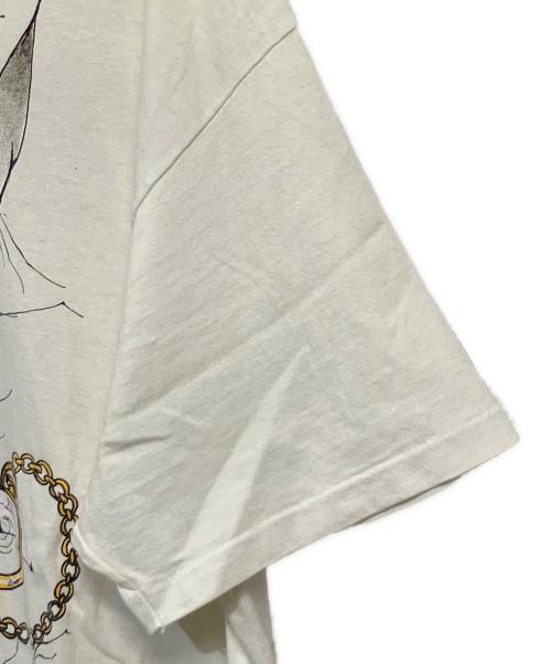 ANDAZIA（アンダジア）ANDAZIA (アンダジア) USA製 不思議の国のアリス ウサギ プリントTシャツ ホワイト サイズ:SIZE XLの古着・服飾アイテム