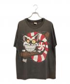 ANDAZIAアンダジア）の古着「プリントTシャツ」｜ブラック