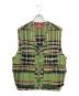 SUPREME（シュプリーム）の古着「Tartan Flannel Cargo Vest」｜グリーン