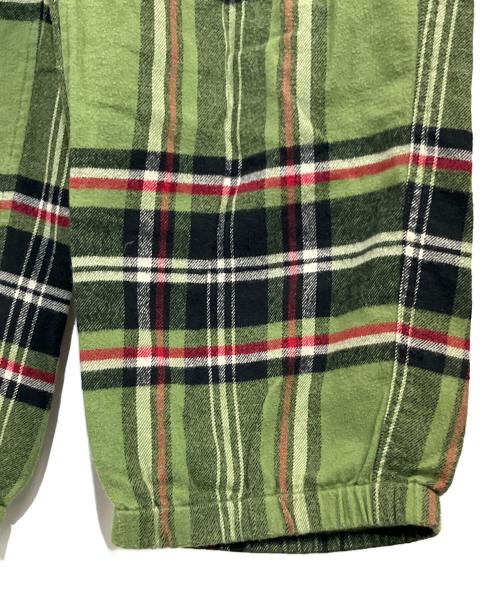 SUPREME（シュプリーム）SUPREME (シュプリーム) Tartan Flannel Skate Pant グリーン サイズ:SIZE L (US M)の古着・服飾アイテム