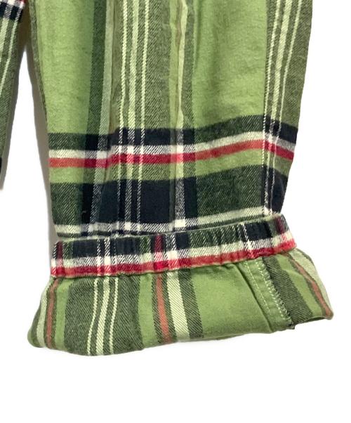 SUPREME（シュプリーム）SUPREME (シュプリーム) Tartan Flannel Skate Pant グリーン サイズ:SIZE L (US M)の古着・服飾アイテム