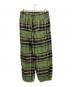 SUPREME (シュプリーム) Tartan Flannel Skate Pant グリーン サイズ:SIZE L (US M)：8000円