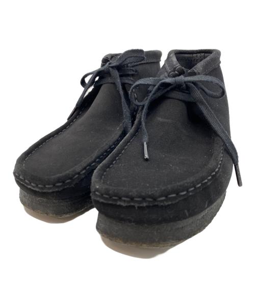 CLARKS ORIGINALS（クラークス オリジナルズ）CLARKS ORIGINALS (クラークス オリジナルズ) ワラビーブーツ ブラックスエード サイズ:SIZE UK7.5の古着・服飾アイテム