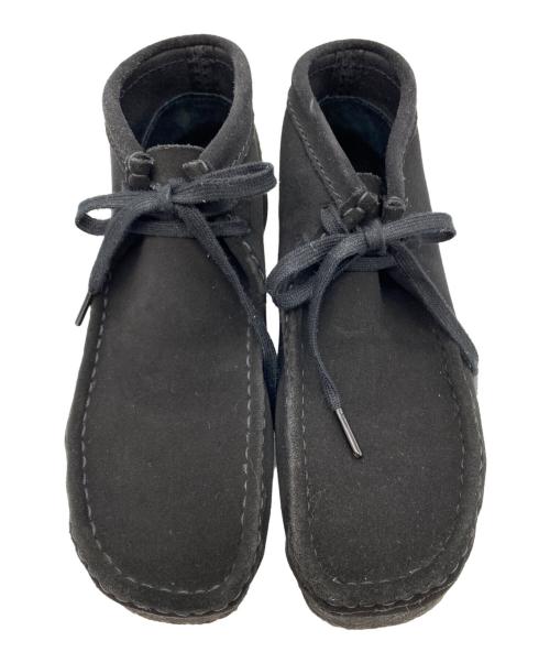 CLARKS ORIGINALS（クラークス オリジナルズ）CLARKS ORIGINALS (クラークス オリジナルズ) ワラビーブーツ ブラックスエード サイズ:SIZE UK7.5の古着・服飾アイテム