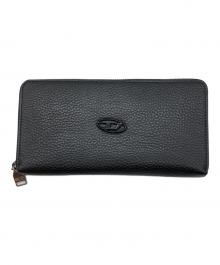 DIESEL（ディーゼル）の古着「ラウンドファスナー財布」｜ブラック
