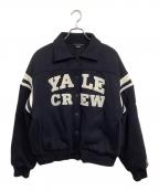 ZARA×YALEザラ×イェール）の古着「キルティングジャケット」｜ネイビー