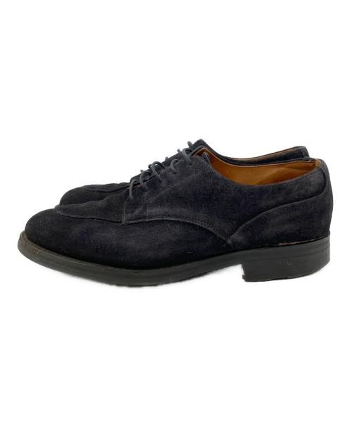CLARKS（クラークス）CLARKS (クラークス) スエードUチップシューズ ブラック サイズ:SIZE UK7 (25cm)の古着・服飾アイテム