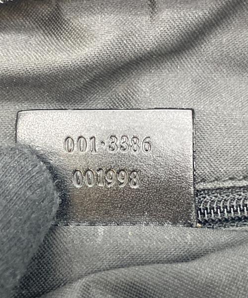 GUCCI（グッチ）GUCCI (グッチ) GGキャンパスワンショルダーバッグ ブラックの古着・服飾アイテム