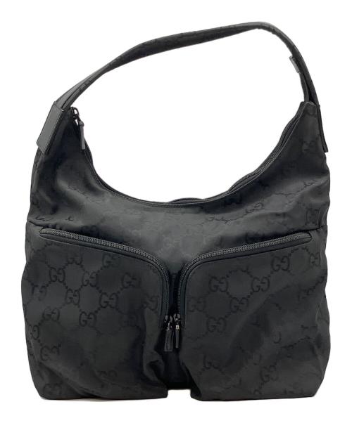GUCCI（グッチ）GUCCI (グッチ) ワンショルダーバッグ ブラックの古着・服飾アイテム