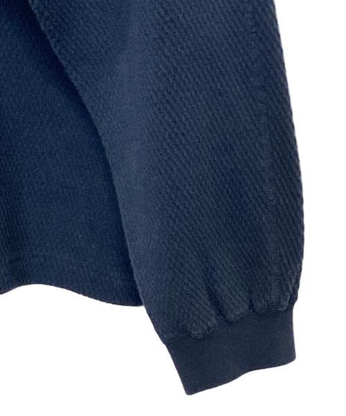 HUMAN MADE（ヒューマンメイド）HUMAN MADE (ヒューマンメイド) ヘンリーネックカットソー ネイビー サイズ:SIZE Mの古着・服飾アイテム
