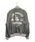 New Era (ニューエラ) GENUINE MERCHANDISE (ジェニュイン マーチャンダイズ) MLB ヴァーシティジャケット グレー(ロサンゼルス・ドジャース) サイズ:SIZE M(EU)：11000円