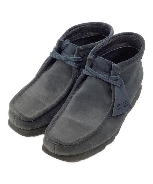 BEAMS BOY（ビームスボーイ）BEAMS BOY (ビームスボーイ) CLARKS ORIGINALS (クラークス オリジナルズ) Wallabee Boot GTX ネイビースエード サイズ:SIZE 5 (24cm)の古着・服飾アイテム