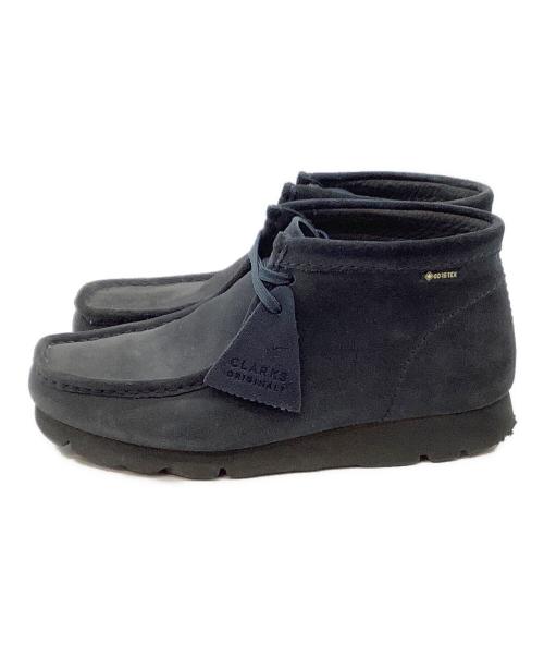 BEAMS BOY（ビームスボーイ）BEAMS BOY (ビームスボーイ) CLARKS ORIGINALS (クラークス オリジナルズ) Wallabee Boot GTX ネイビースエード サイズ:SIZE 5 (24cm)の古着・服飾アイテム