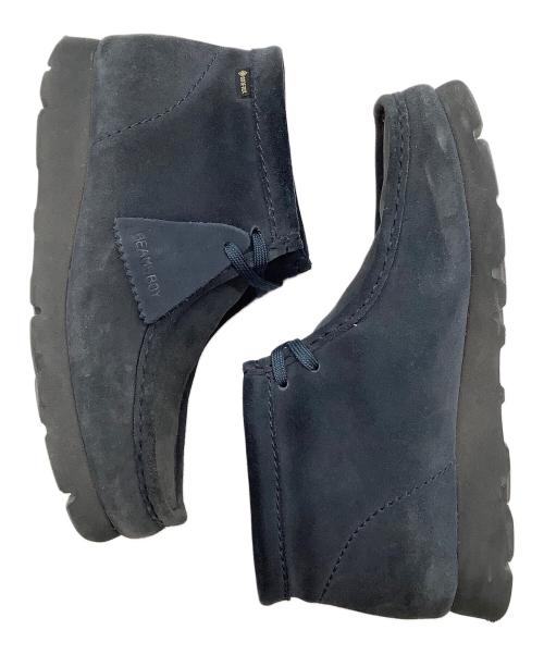 BEAMS BOY（ビームスボーイ）BEAMS BOY (ビームスボーイ) CLARKS ORIGINALS (クラークス オリジナルズ) Wallabee Boot GTX ネイビースエード サイズ:SIZE 5 (24cm)の古着・服飾アイテム