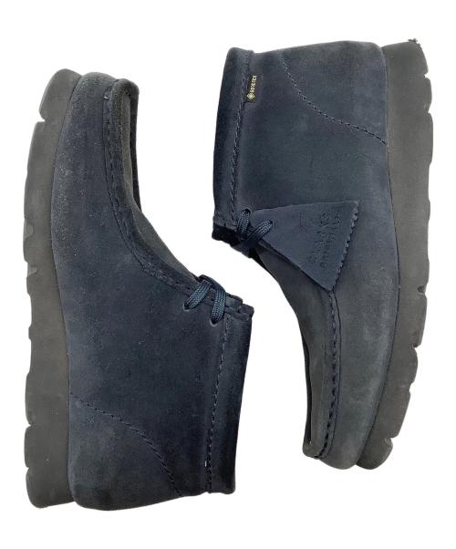 BEAMS BOY（ビームスボーイ）BEAMS BOY (ビームスボーイ) CLARKS ORIGINALS (クラークス オリジナルズ) Wallabee Boot GTX ネイビースエード サイズ:SIZE 5 (24cm)の古着・服飾アイテム