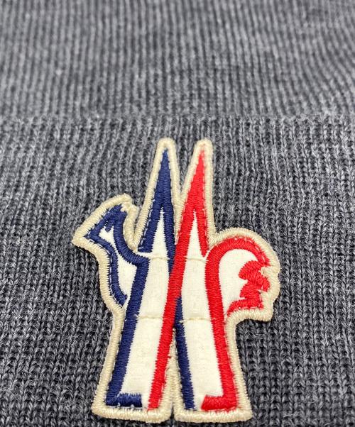 MONCLER（モンクレール）MONCLER (モンクレール) ニット帽 グレーの古着・服飾アイテム