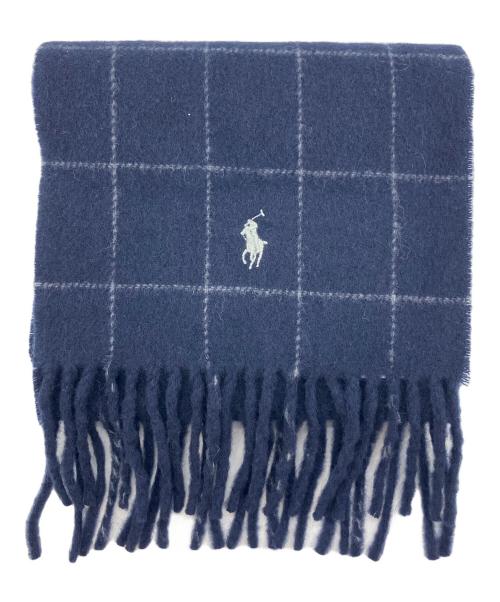 POLO RALPH LAUREN（ポロ・ラルフローレン）POLO RALPH LAUREN (ポロ・ラルフローレン) リバーシブルウィンドウペン ウールブレンド ネイビー サイズ:SIZE ONE 未使用品の古着・服飾アイテム