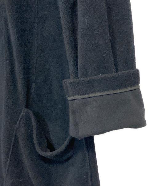 Yohji Yamamoto COSTUME D'HOMME（ヨウジヤマモトコスチュームドオム）Yohji Yamamoto COSTUME D'HOMME (ヨウジヤマモトコスチュームドオム) パイル地 ロングコート ブラック サイズ:SIZE 4 (L)の古着・服飾アイテム
