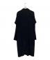 Yohji Yamamoto COSTUME D'HOMME (ヨウジヤマモトコスチュームドオム) パイル地 ロングコート ブラック サイズ:SIZE 4 (L)：18000円