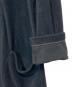 中古・古着 Yohji Yamamoto COSTUME D'HOMME (ヨウジヤマモトコスチュームドオム) パイル地 ロングコート ブラック サイズ:SIZE 4 (L)：18000円