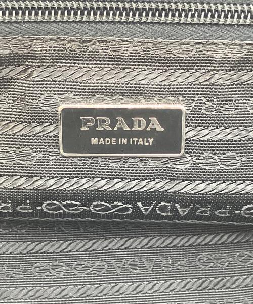 PRADA（プラダ）PRADA (プラダ) ミニボストンバッグ ピンク×ブラックの古着・服飾アイテム