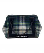 BALENCIAGAバレンシアガ）の古着「ショルダーバッグ」｜グリーン×ネイビー