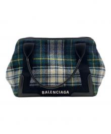 BALENCIAGA（バレンシアガ）の古着「ショルダーバッグ」｜グリーン×ネイビー