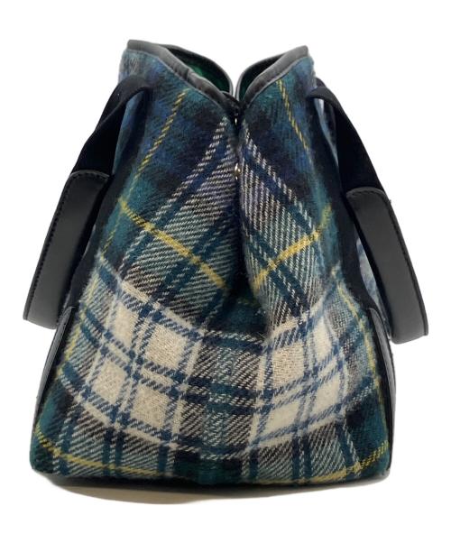 BALENCIAGA（バレンシアガ）BALENCIAGA (バレンシアガ) ショルダーバッグ グリーン×ネイビーの古着・服飾アイテム