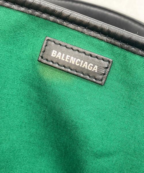 BALENCIAGA（バレンシアガ）BALENCIAGA (バレンシアガ) ショルダーバッグ グリーン×ネイビーの古着・服飾アイテム