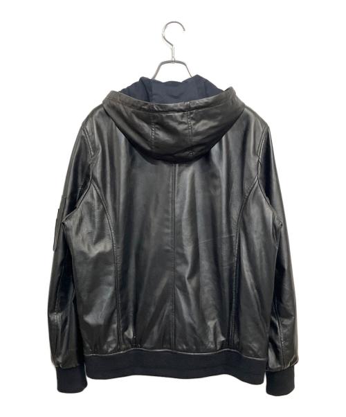 FORTIME（フォータイム）FORTIME (フォータイム) レザージャケット ブラック サイズ:SIZE 2XLの古着・服飾アイテム