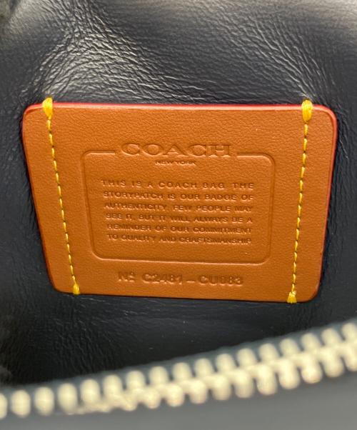 COACH（コーチ）COACH (コーチ) ショルダーバッグ ネイビー×ホワイトの古着・服飾アイテム