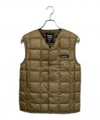 GRAMICCI×TAIONグラミチ×タイオン）の古着「INNER DOWN VEST」｜カーキ