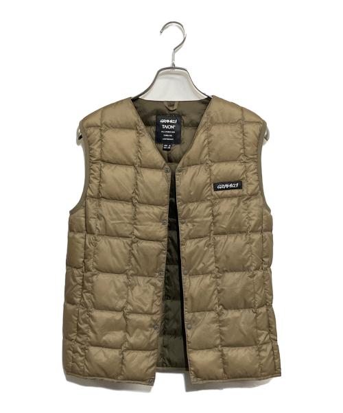 GRAMICCI（グラミチ）GRAMICCI (グラミチ) TAION (タイオン) INNER DOWN VEST カーキ サイズ:SIZE XSの古着・服飾アイテム